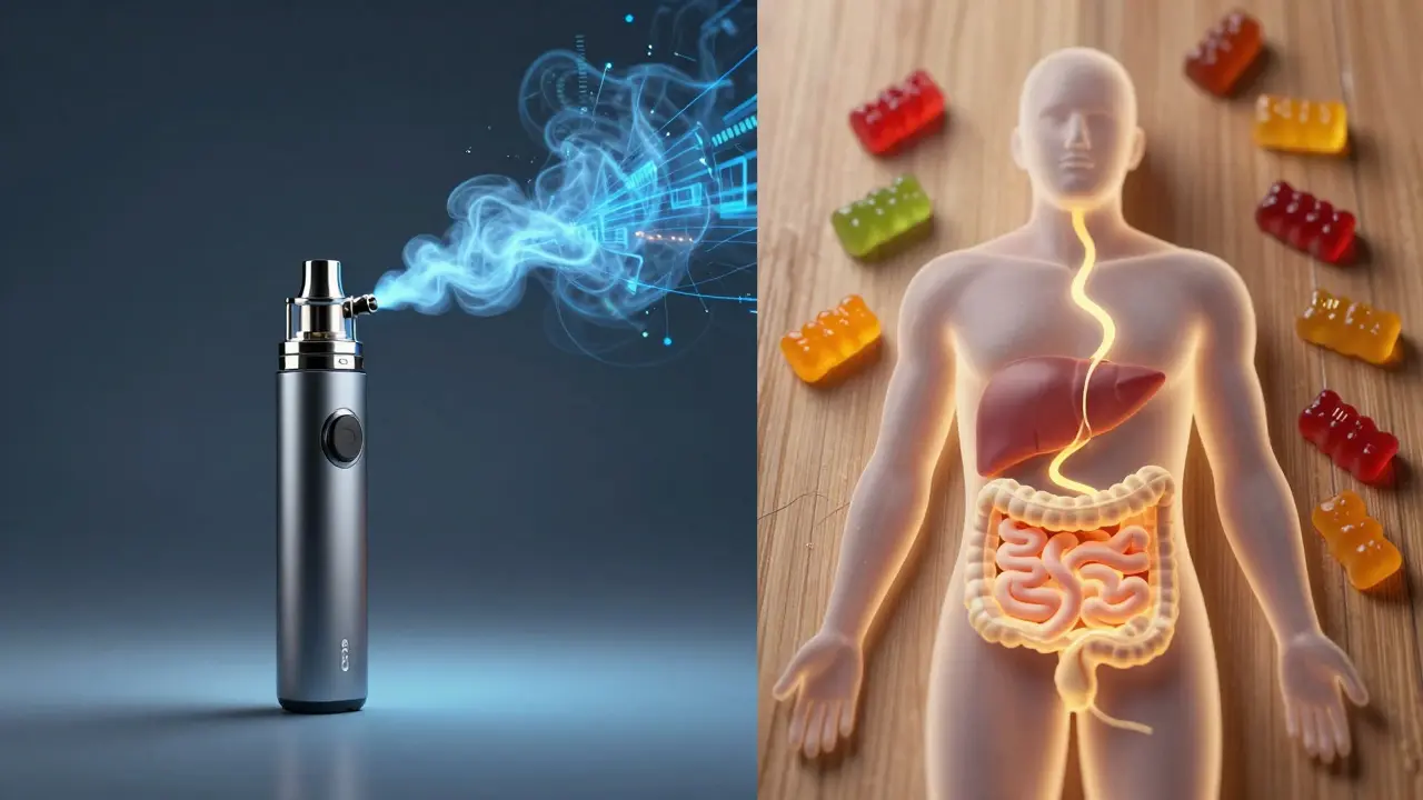 Dlouho čekáte na účinek HHC? Proč gumičky působí pomaleji než inhalace