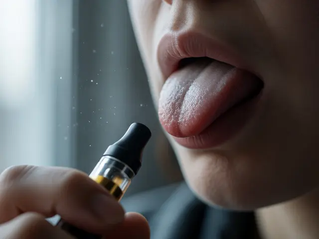 Co je Vaper's tongue? Příčiny, řešení a vliv konopí